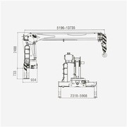 Kren Teleskop Dipasang Lori 10 Tan - TC250